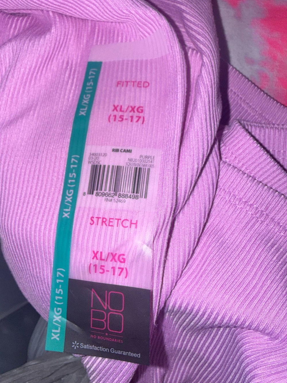 No Boundaries Ribbed Stretch Cami - Picture 5 of 5